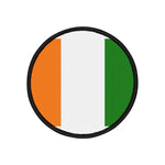 Flag Village Cote D'Ivoire(Ivory Coast) Flag Embroidery Iron-On Patches