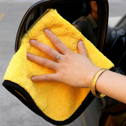 Flag Village Auto Tools Microfiber Car Wash Towel Absorbent Car Supplies Cleaning Cloth
