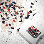Flag Village United Kingdom Racing Car Flag Puzzle