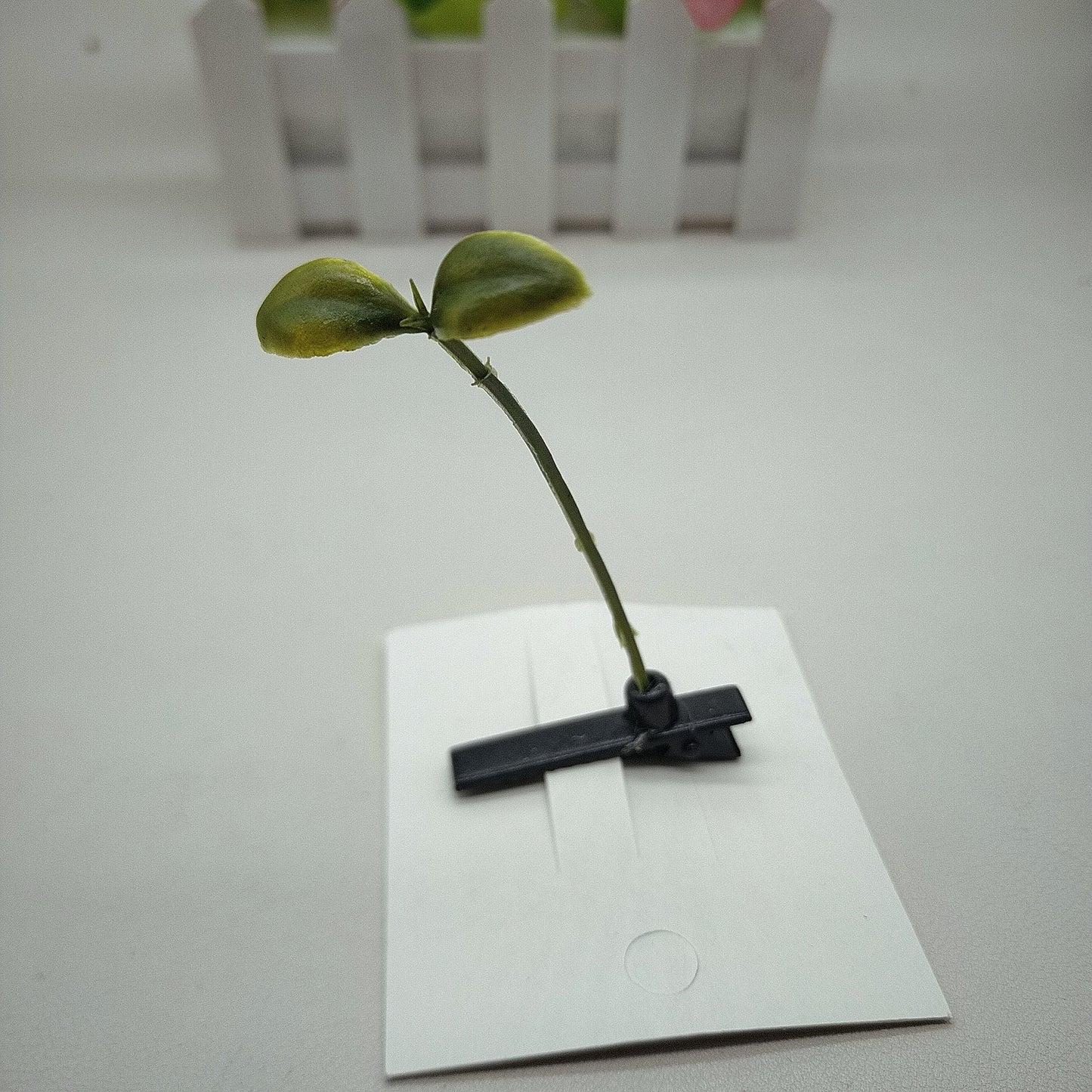 Flag Village Plastic Cute Grass Barrettes Funny Bean Sprout Class Kindergarten Gifts Spring Clip