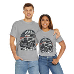 Flag Village USA Vintage Car Flag T-SHIRT Heavy Cotton Tee USA0011
