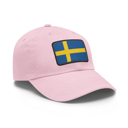 Flag Village Sweden Flag Hat Cap with Leather Patch