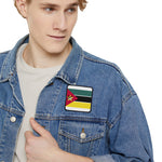 Flag Village Mozambique Flag Embroidery Iron-On Patches