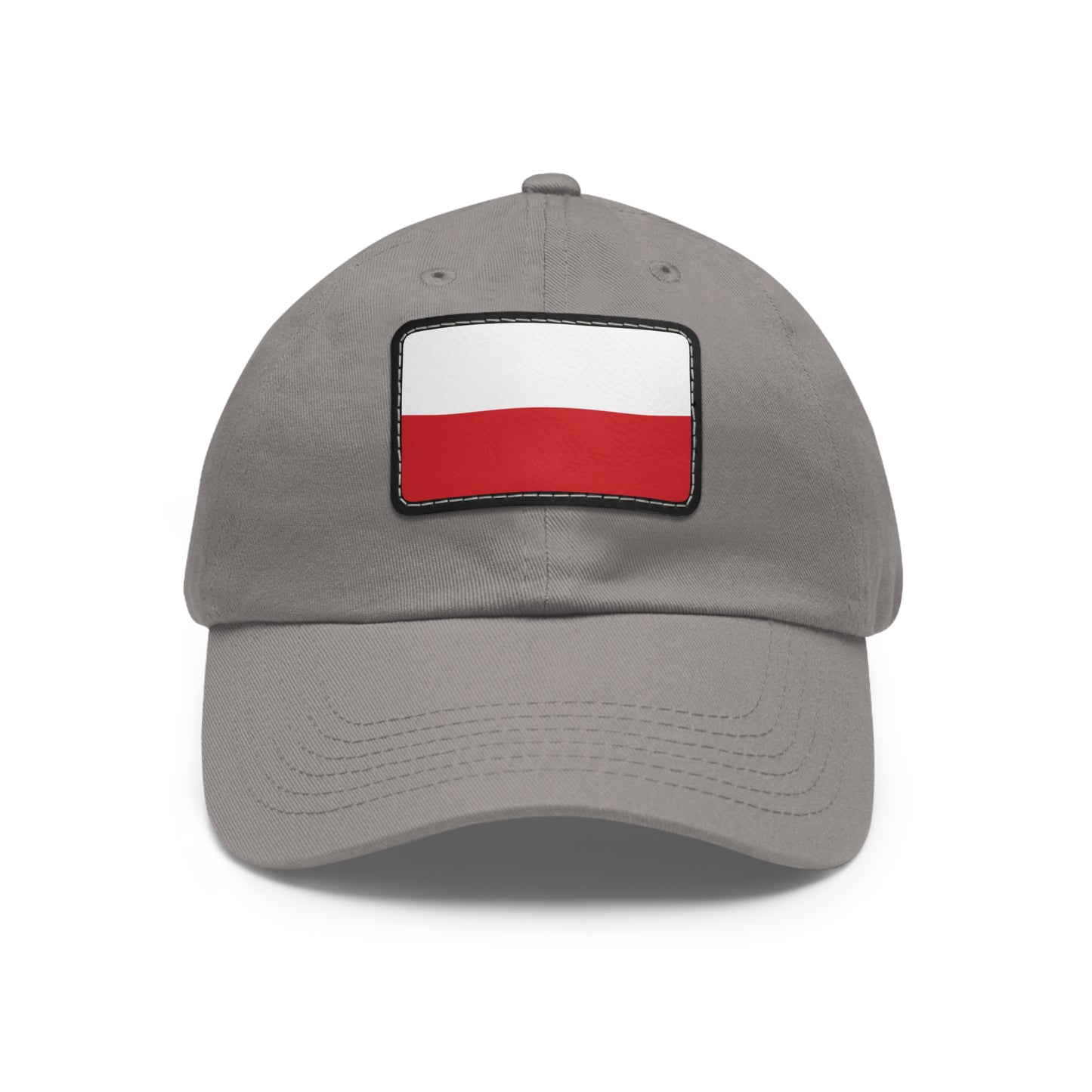 Flag Village Poland Flag Hat Cap with Leather Patch