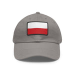 Flag Village Poland Flag Hat Cap with Leather Patch