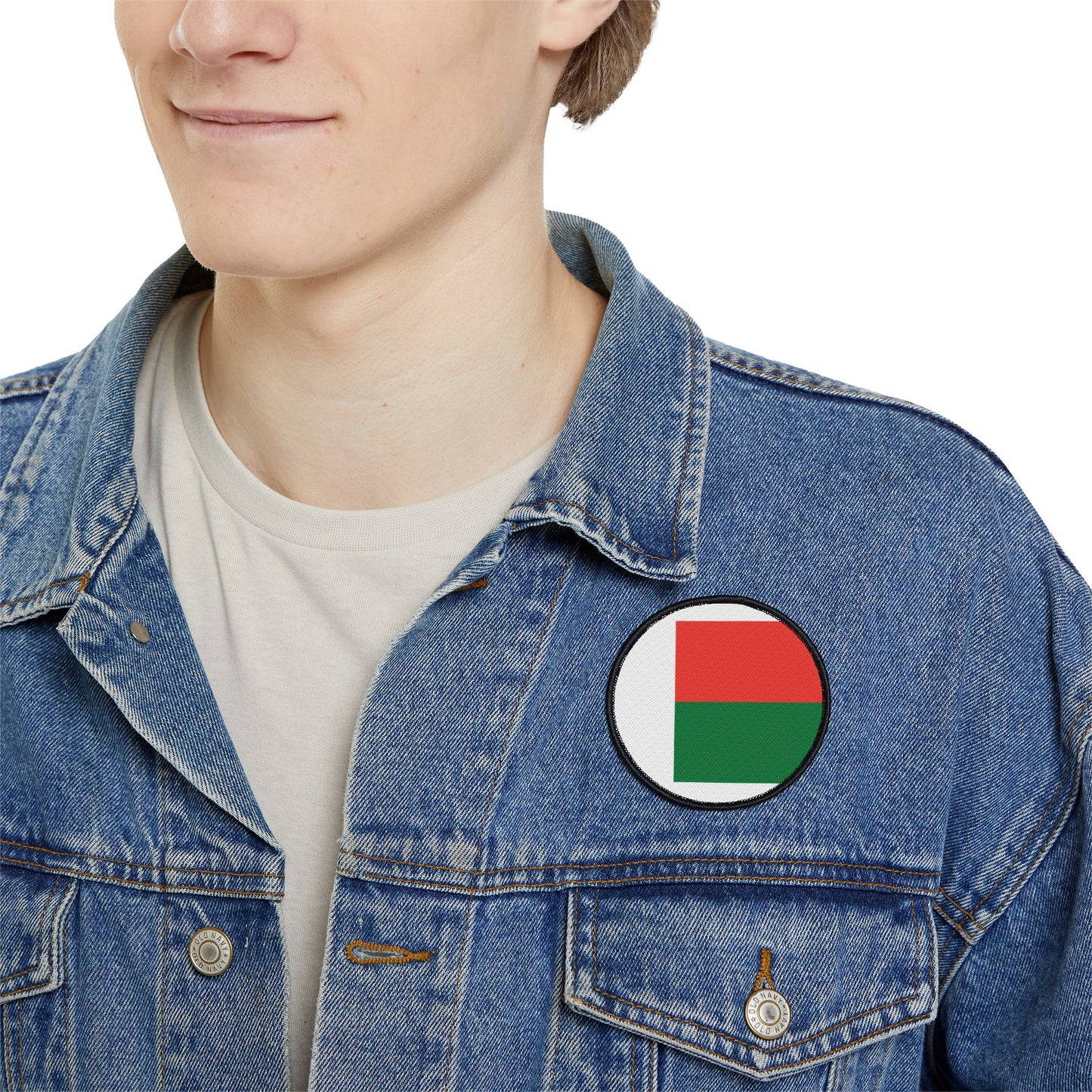 Flag Village Madagascar Flag Embroidery Iron-On Patches