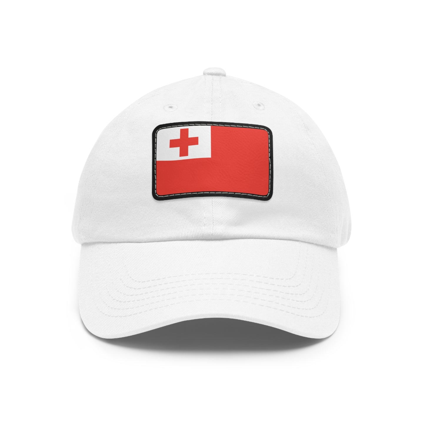 Flag Village Tonga Flag Hat Cap with Leather Patch