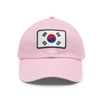 Flag Village South Korea Flag Hat Cap with Leather Patch