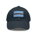 Flag Village Botswana Flag Hat Cap with Leather Patch