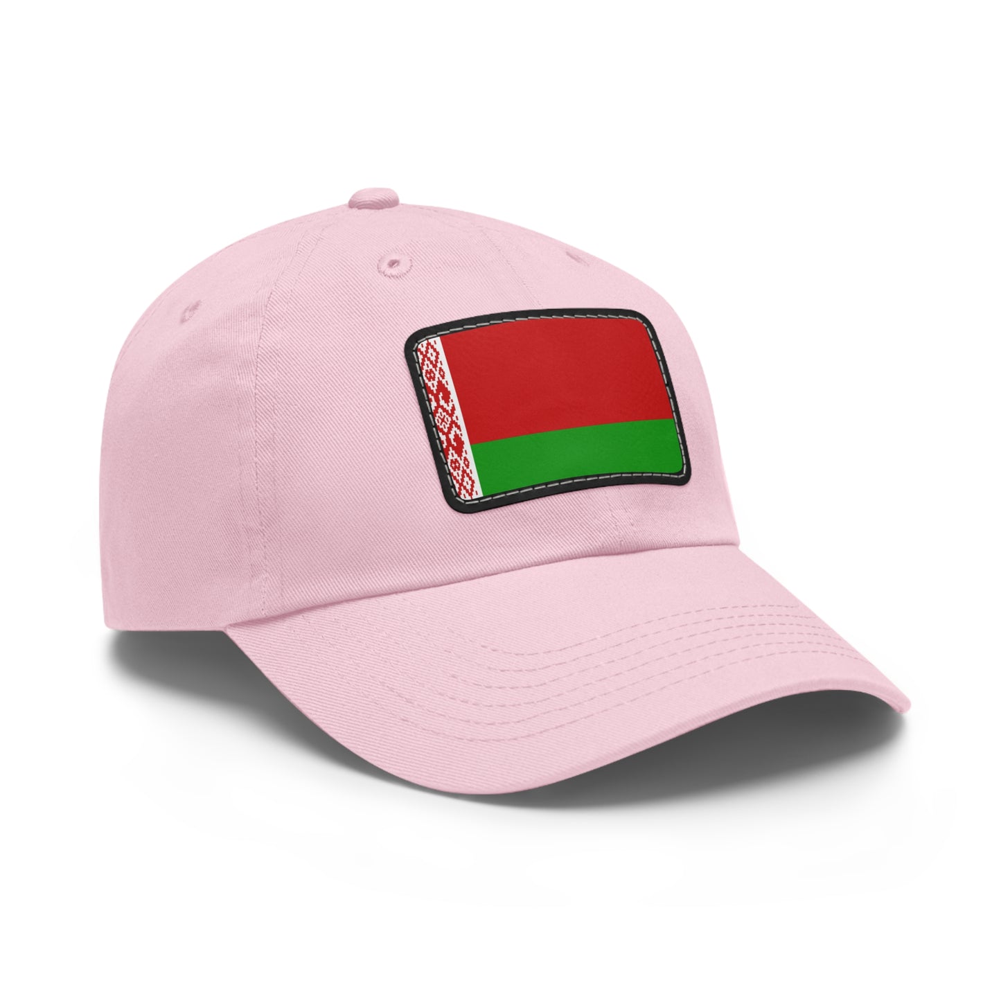 Flag Village Belarus Flag Hat Cap with Leather Patch