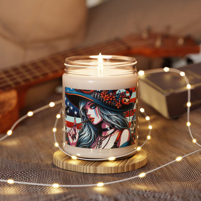 Flag Village Halloween Pretty Witch Scented Soy Candle, 9oz HW0020