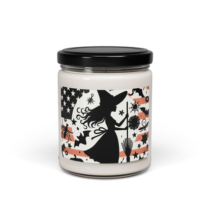 Flag Village Halloween Pretty Witch Scented Soy Candle, 9oz HW0033