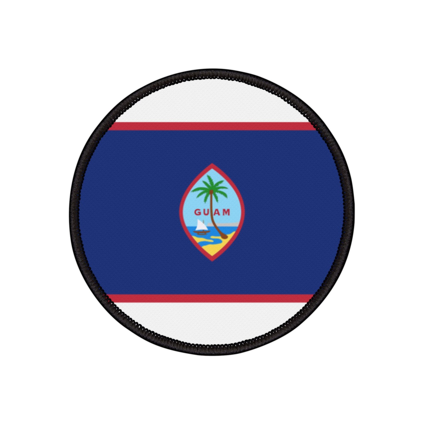 Flag Village Guam State Flag Embroidery Iron-On Patches