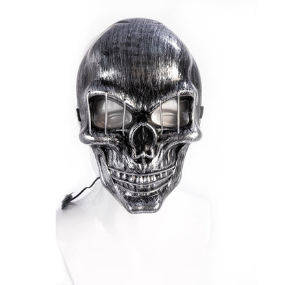Flag Village LED Halloween Face Mask Luminous Skull Cold Light Masks Dance Party Bar Disco Mask Accessories Gifts Halloween Masks