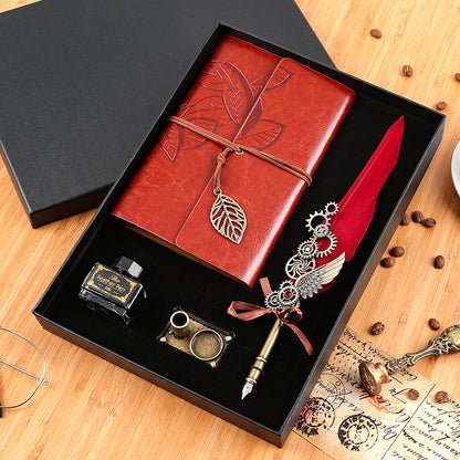 Flag Village Retro Notebook Gift Box Set For Boys And Girls