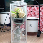 Flag Village Valentine's Day Soap Rose Bouquet Gift Box