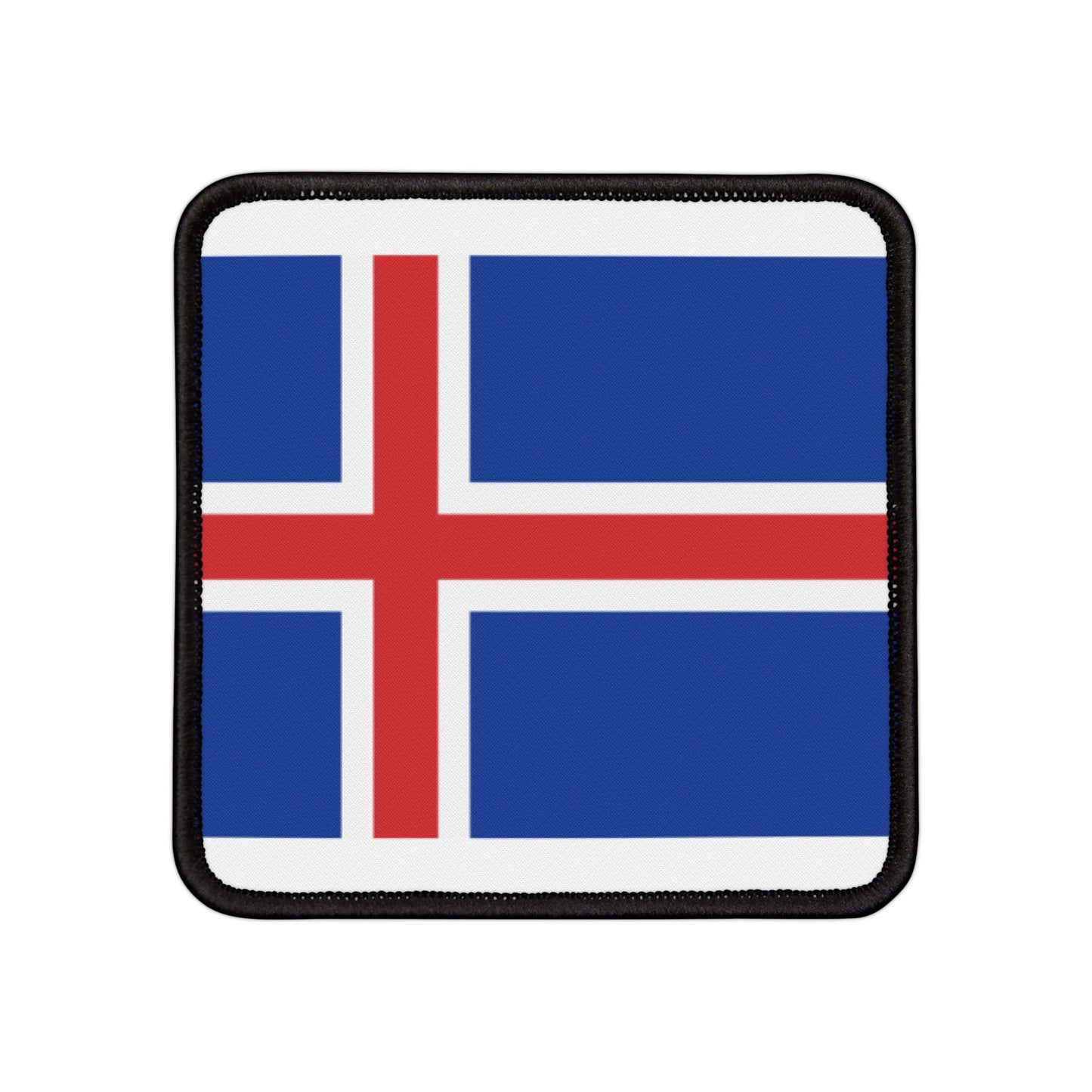 Flag Village Iceland Flag Embroidery Iron-On Patches
