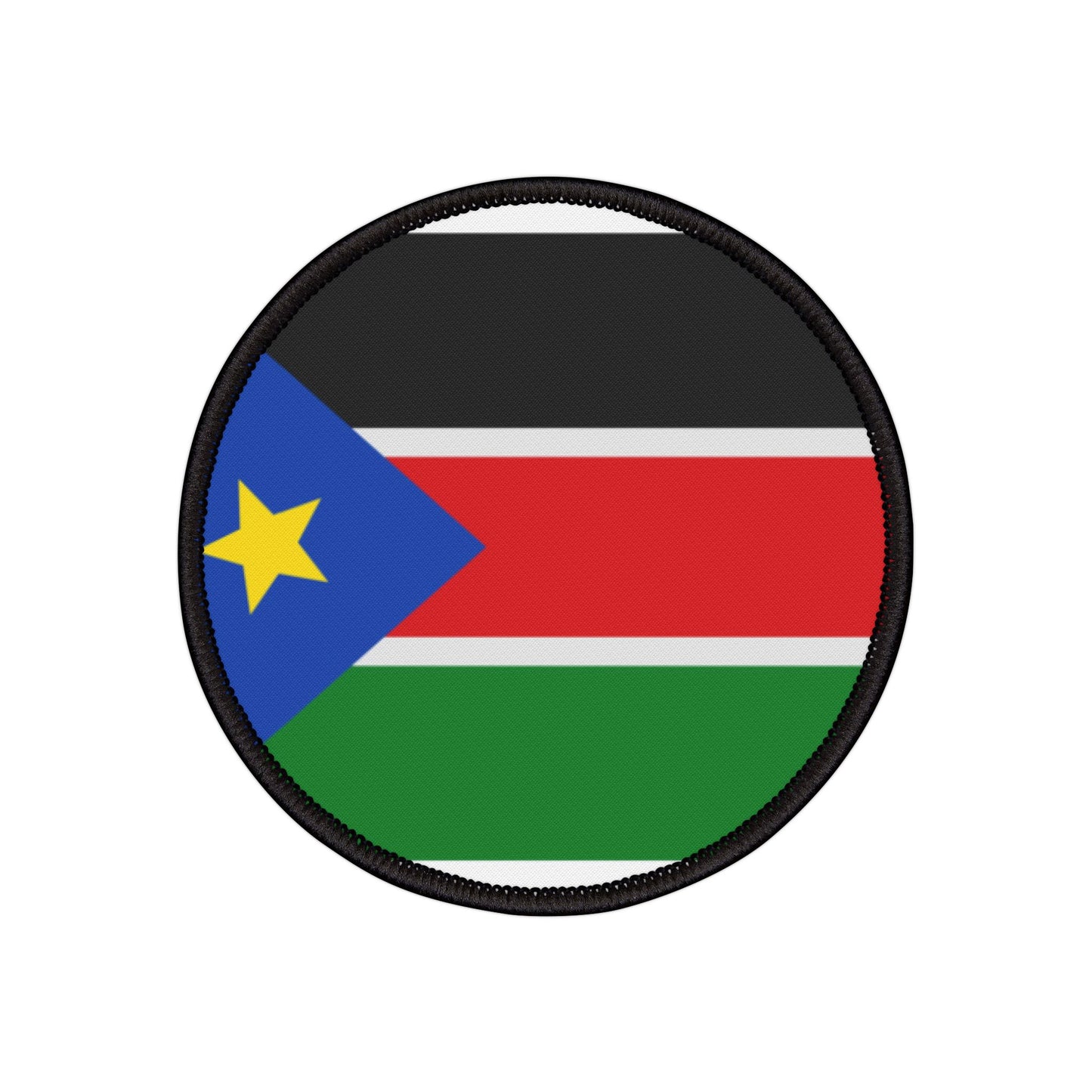 Flag Village South Sudan Flag Embroidery Iron-On Patches