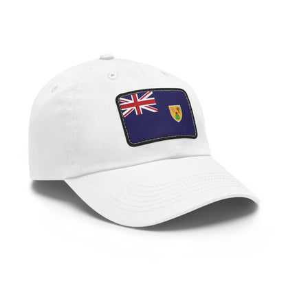 Flag Village Turks And Caicos Islands Flag Hat Cap with Leather Patch