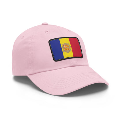 Flag Village Andorra Flag Hat Cap with Leather Patch