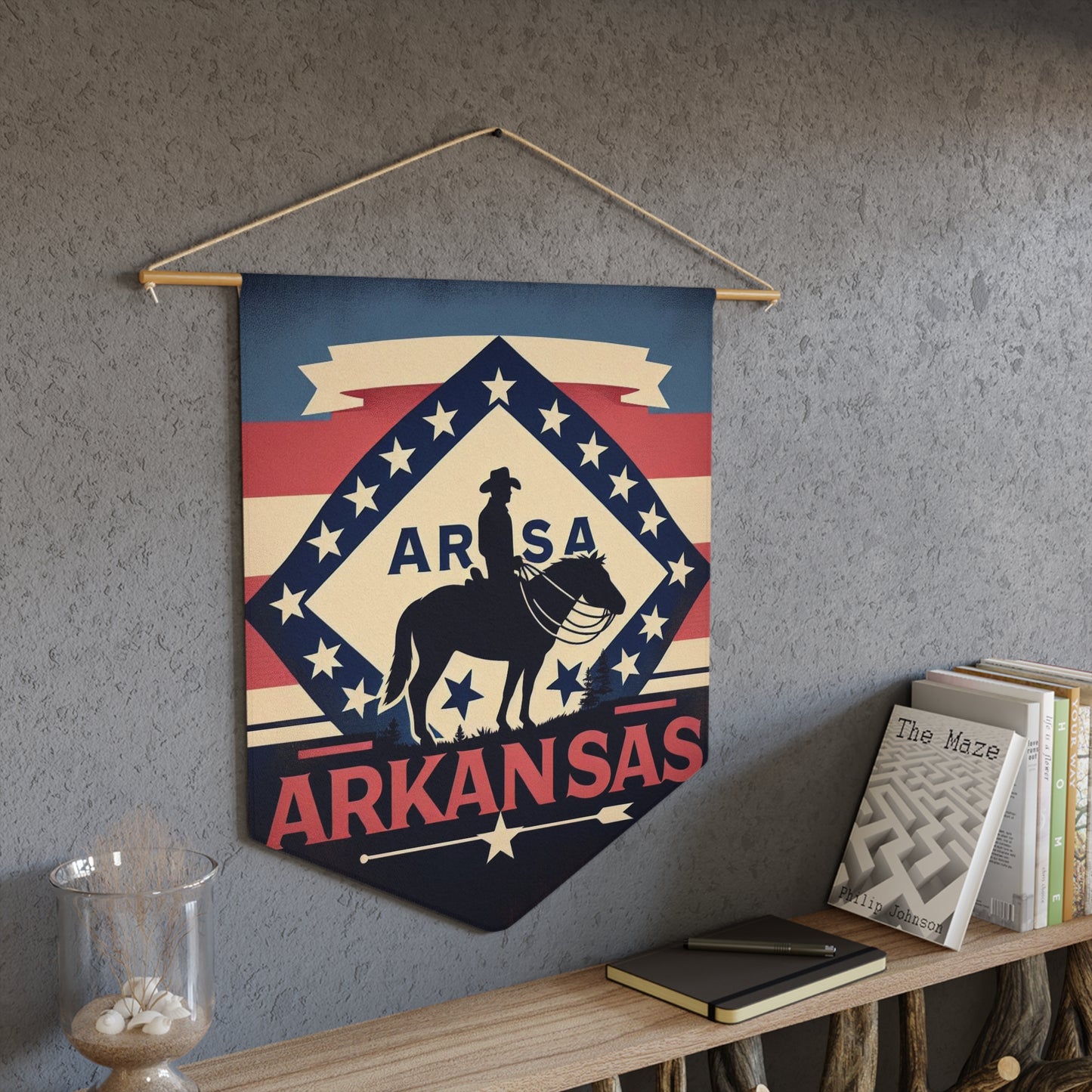 Flag Village Arkansas State Flag Pennant Sporting Home Wall decoration AR0002