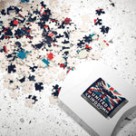 Flag Village United Kingdom Racing Car Sporting Flag Puzzle (110, 252, 520, 1014-piece) UK0007