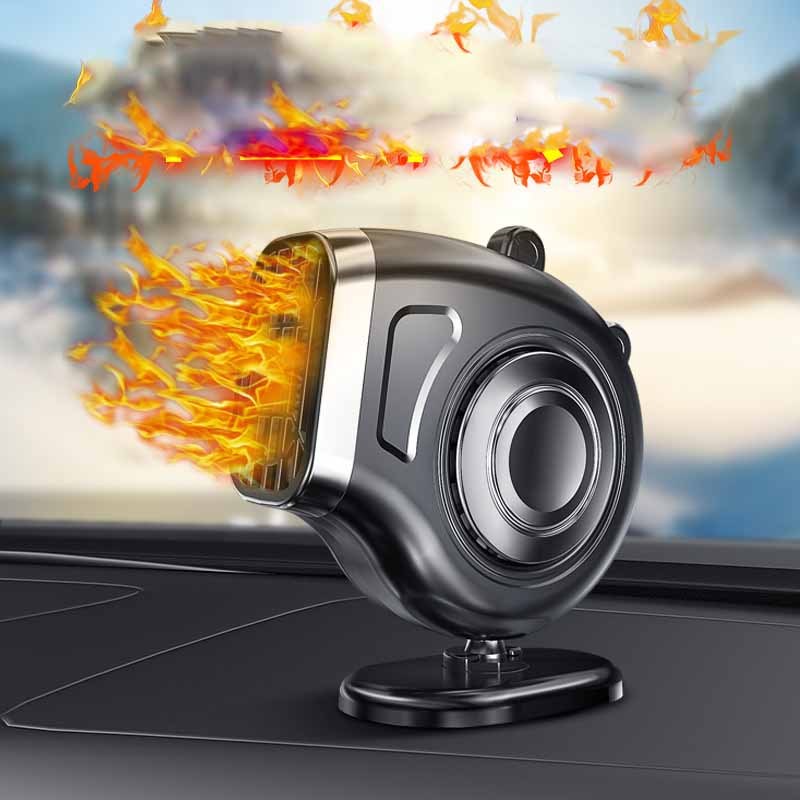 Flag Village Auto Tools Warm Cold Dual Use Car Low Noise Defog Windscreen Fan Heater Demister Car Heater Fan Heater Window Mist Remover