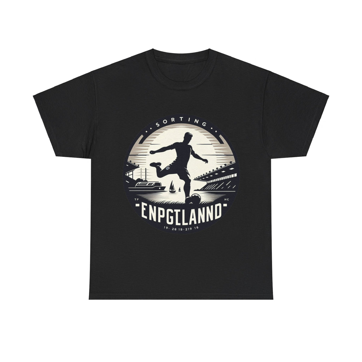 Flag Village England Sporting Flag T-SHIRT Heavy Cotton Tee GBR0004