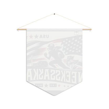 Flag Village Nebraska State Flag Pennant Sporting Home Wall decoration NE0002