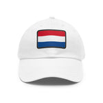 Flag Village Netherlands Flag Hat Cap with Leather Patch