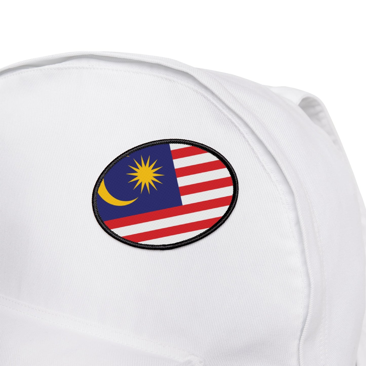 Flag Village Malaysia Flag Embroidery Iron-On Patches