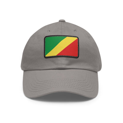 Flag Village Congo Flag Hat Cap with Leather Patch