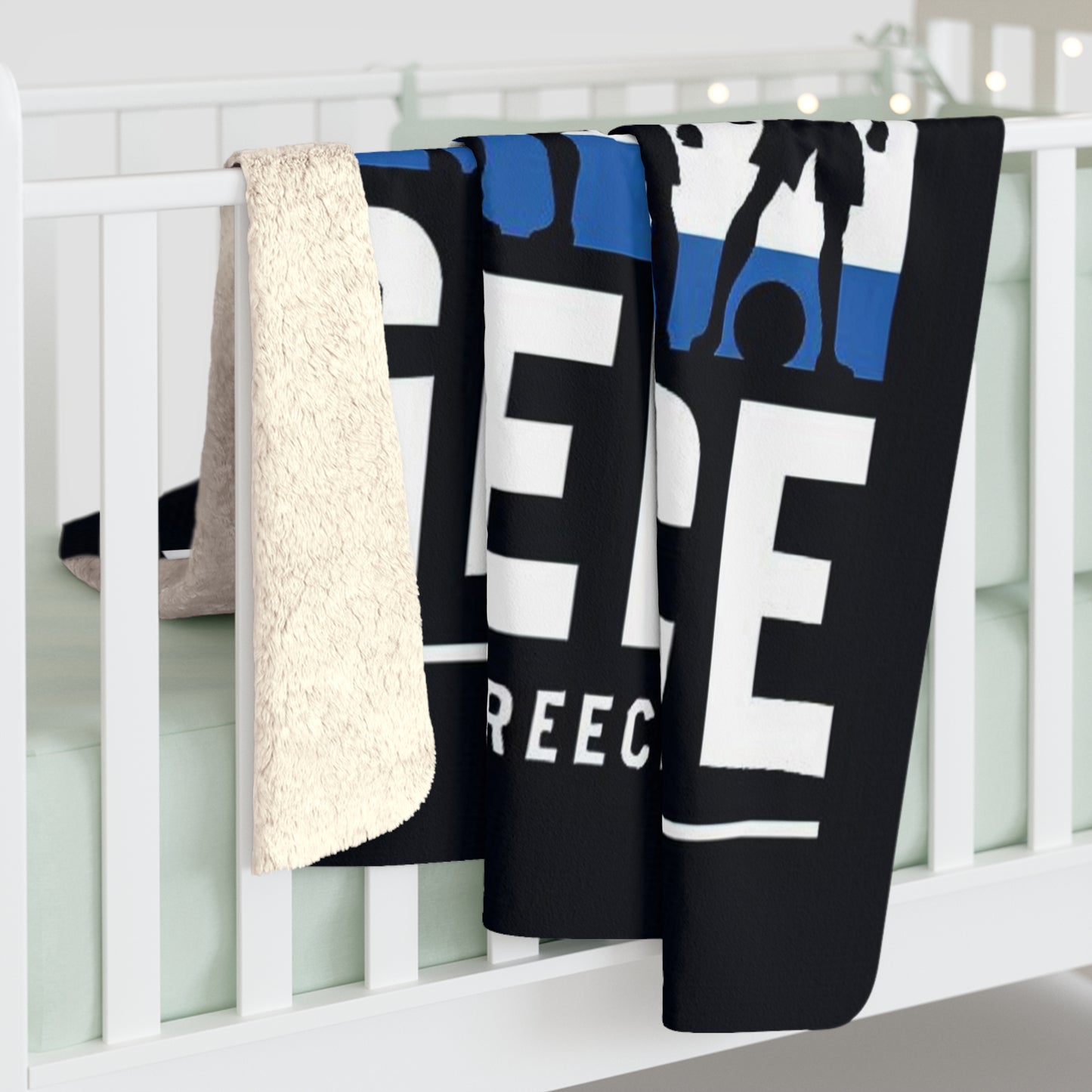 Flag Village Greece Sporting Flag Sherpa Fleece Blanket GRC0002