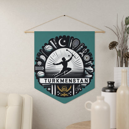 Flag Village Turkmenistan Flag Pennant Sporting Home Wall decoration TKM0001