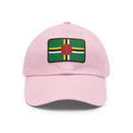 Flag Village Dominica Flag Hat Cap with Leather Patch
