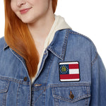 Flag Village Georgia State Flag Embroidery Iron-On Patches