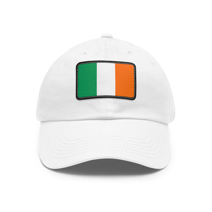 Flag Village Ireland Flag Hat Cap with Leather Patch