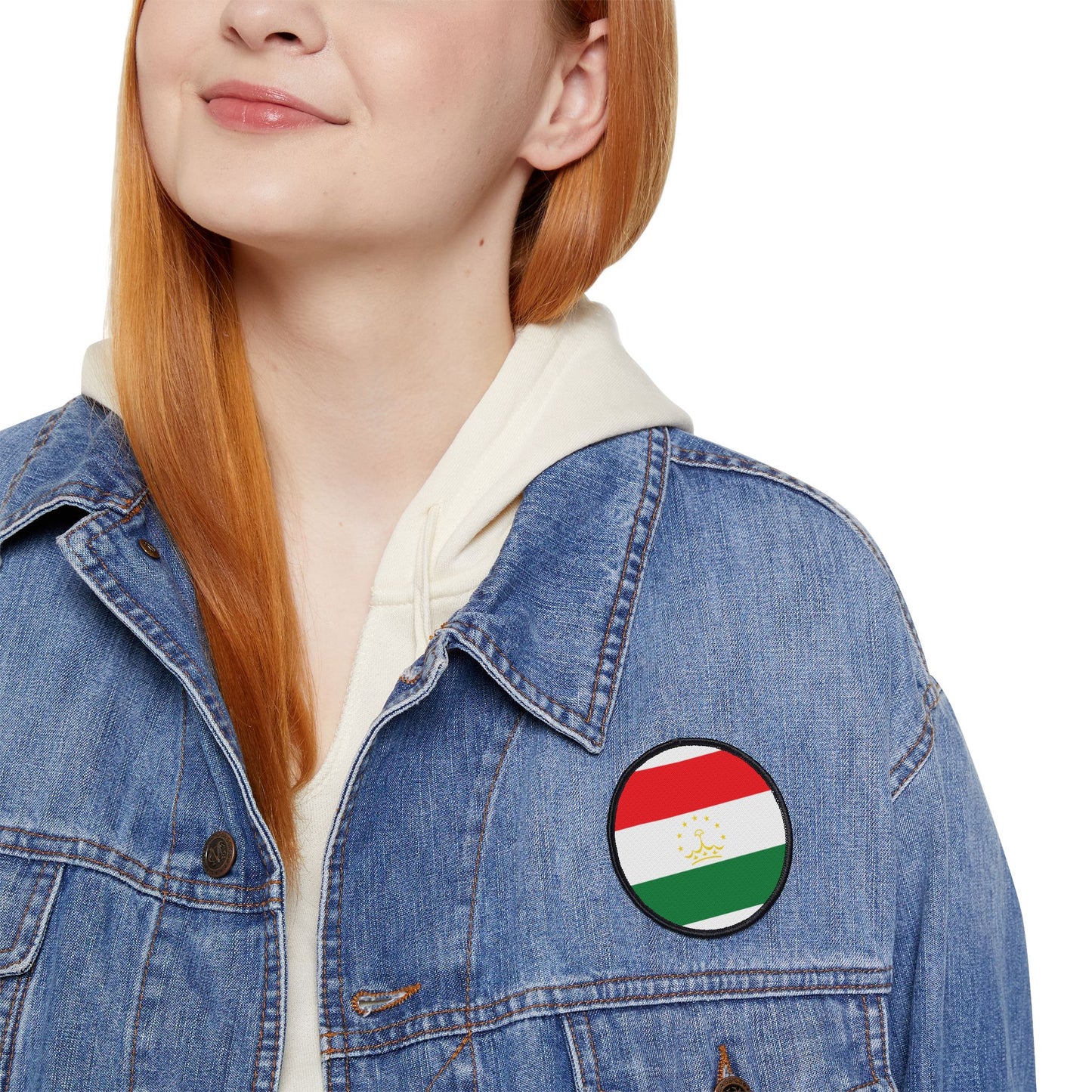 Flag Village Tajikistan Flag Embroidery Iron-On Patches