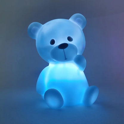Flag Village Luminous Toys, Children's Room LED Lights, Bedside Lamp Decorations, Enamel New Creative Gifts