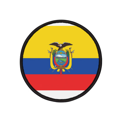 Flag Village Ecuador Flag Embroidery Iron-On Patches