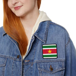 Flag Village Suriname Flag Embroidery Iron-On Patches