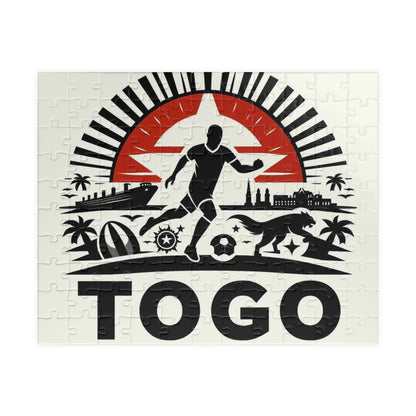 Flag Village Togo Sporting Flag Puzzle (110, 252, 520, 1014-piece) TGO0002