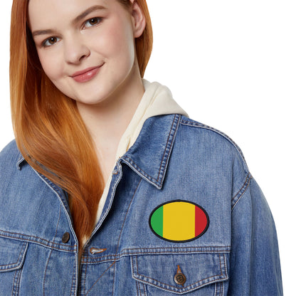 Flag Village Mali Flag Embroidery Iron-On Patches