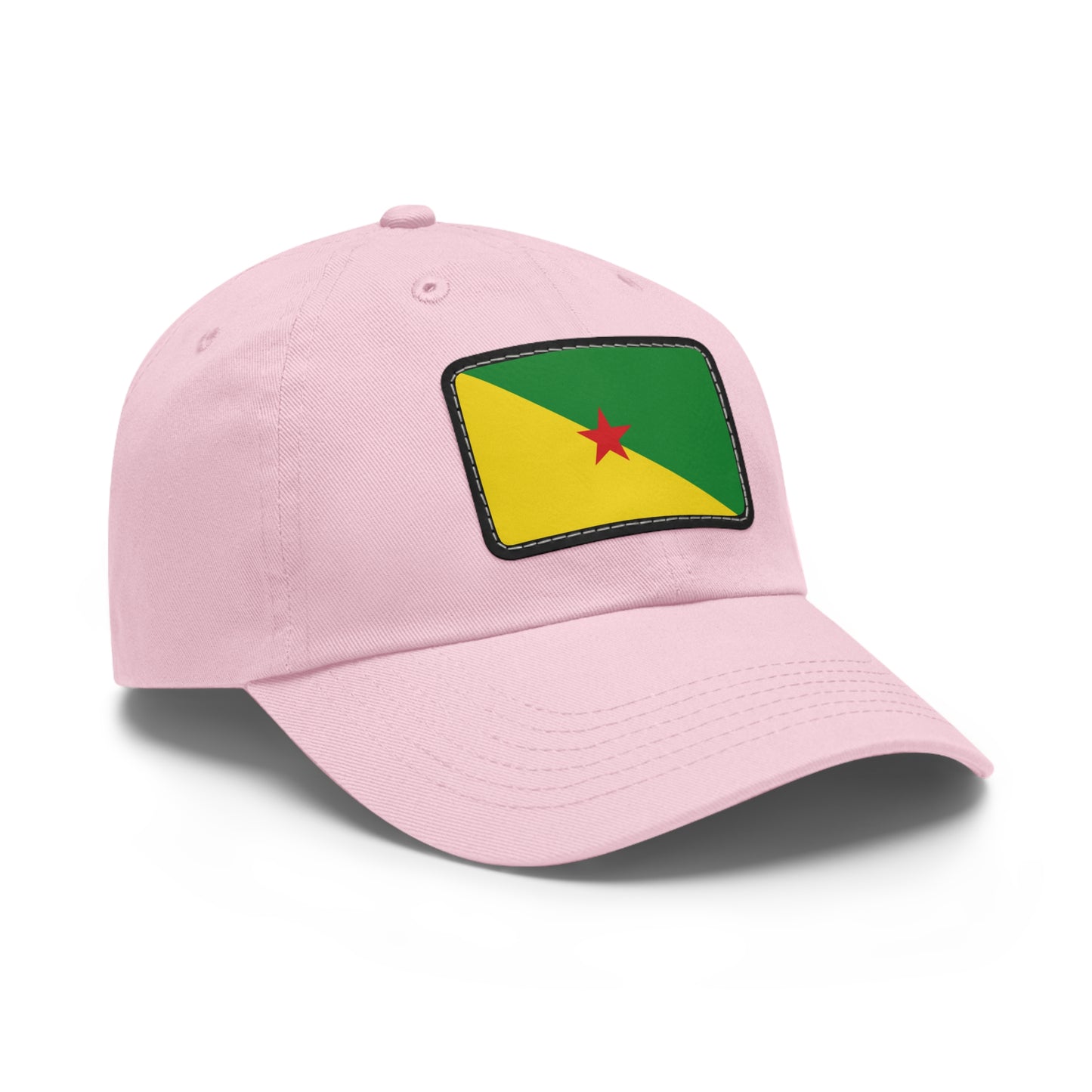 Flag Village Guiana(French Guiana) Flag Hat Cap with Leather Patch
