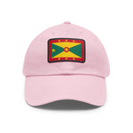 Flag Village Grenada Flag Hat Cap with Leather Patch