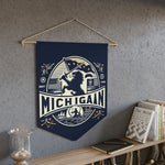 Flag Village Michigan State Flag Pennant Sporting Home Wall decoration MI0001