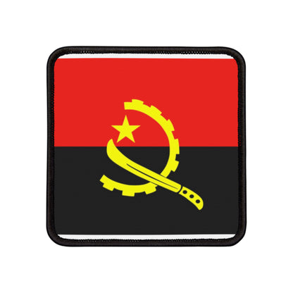 Flag Village Angola Flag Embroidery Iron-On Patches