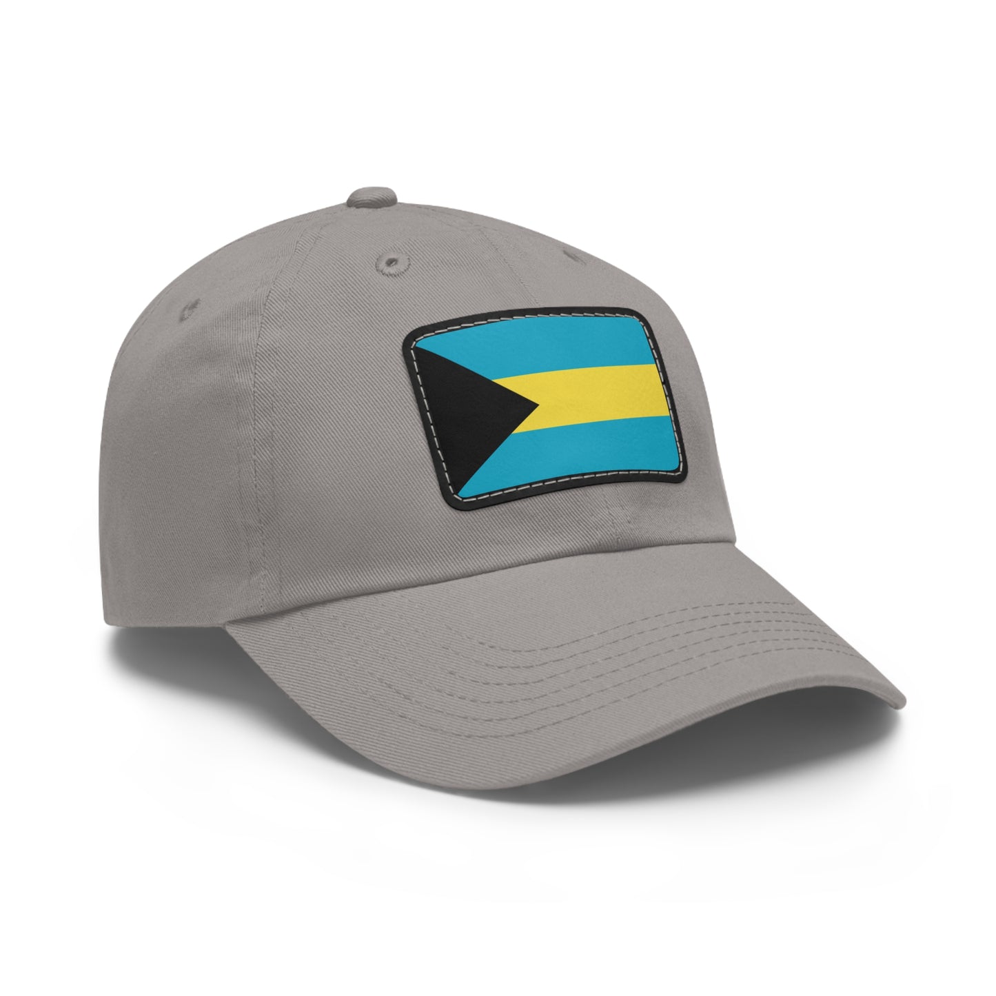 Flag Village Bahamas Flag Hat Cap with Leather Patch