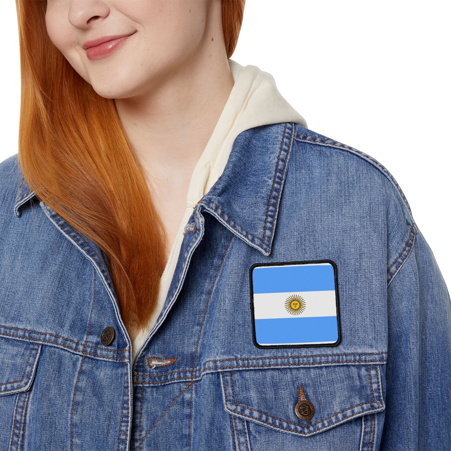 Flag Village Argentina Flag Embroidery Iron-On Patches