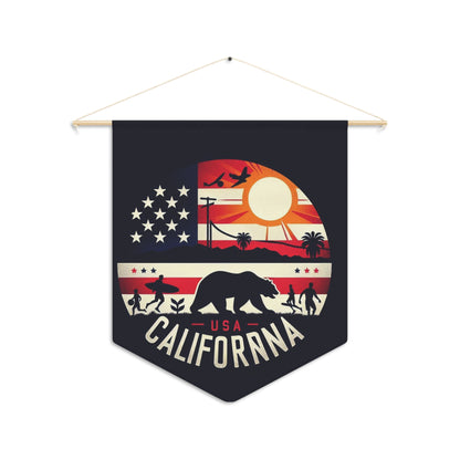 Flag Village California State Flag Pennant Sporting Home Wall decoration CA0002